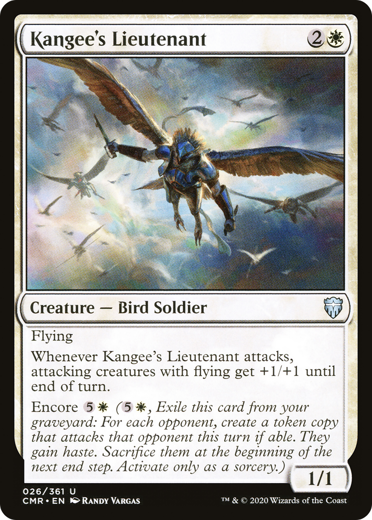 Kangee's Lieutenant [Commander Legends] Foil