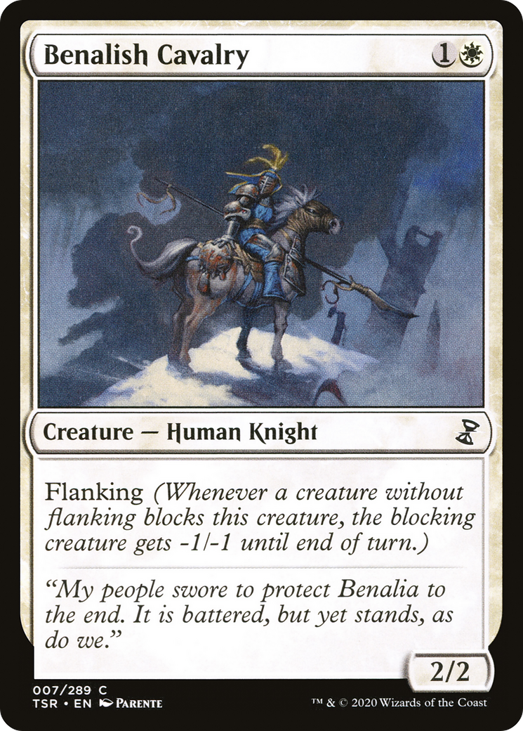 Benalish Cavalry [Time Spiral Remastered] Foil