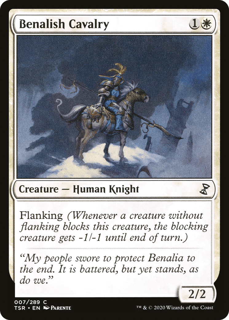 Benalish Cavalry [Time Spiral Remastered] Foil