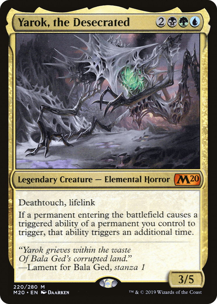 Yarok, the Desecrated [Core Set 2020] Foil