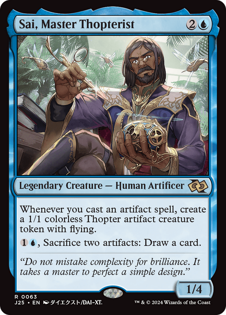 Sai, Master Thopterist (Anime) (-063) [Foundations Jumpstart]