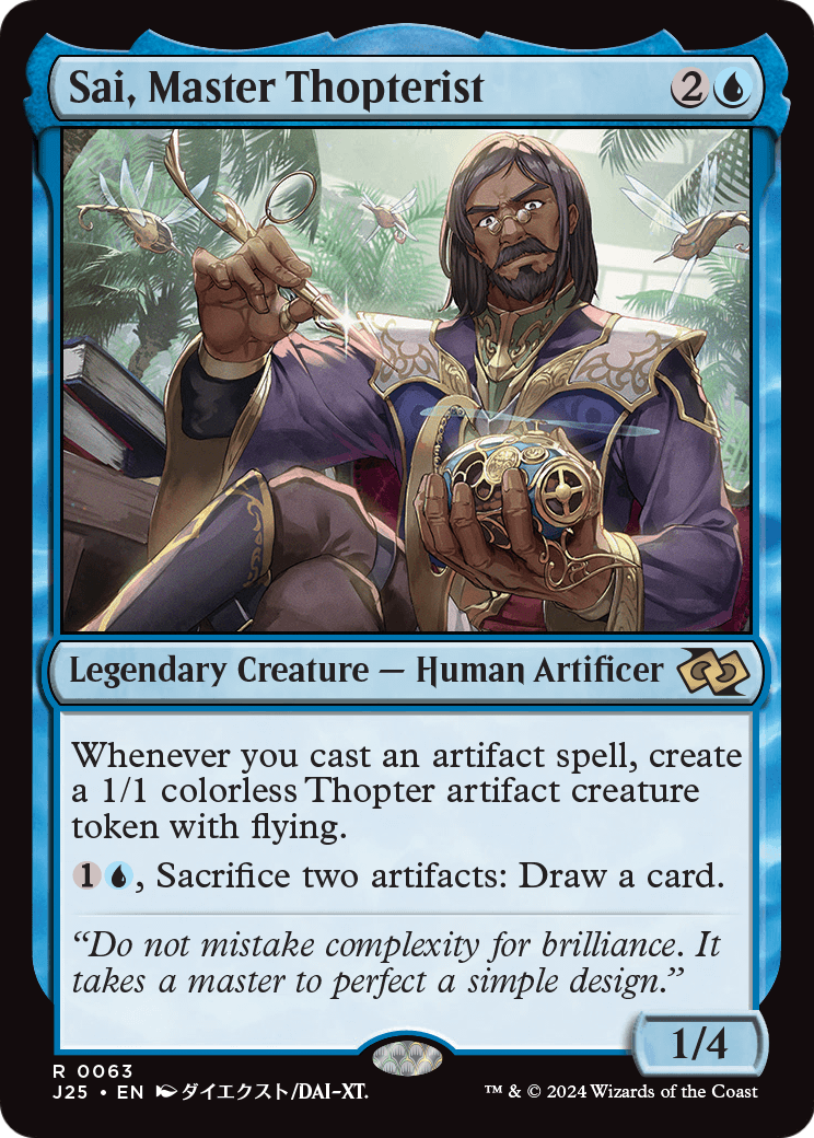 Sai, Master Thopterist (Anime) (-063) [Foundations Jumpstart]