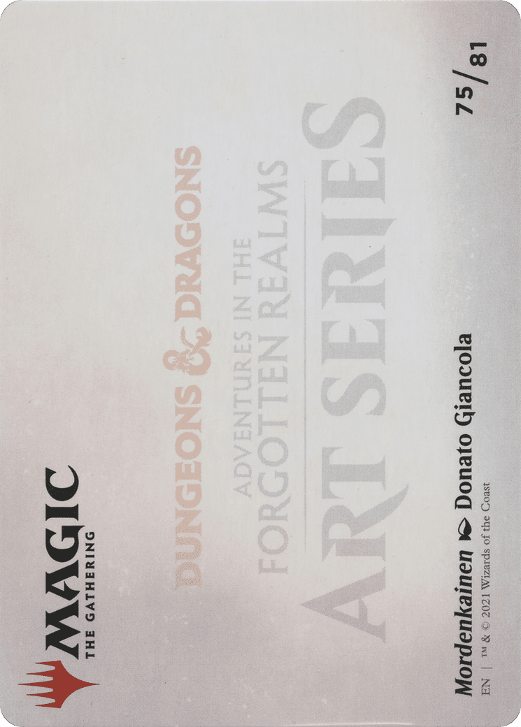 Mordenkainen // Mordenkainen (AAFR-075) - Adventures in the Forgotten Realms Art Series (Borderless) Foil