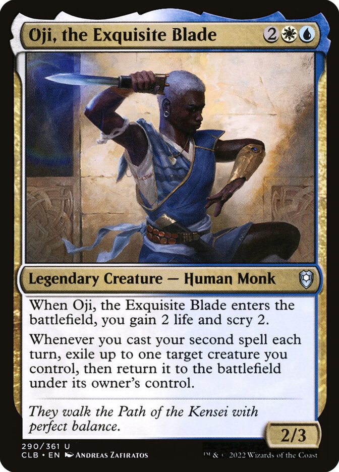Oji, the Exquisite Blade 290 (Commander Legends: Battle for Baldur's Gate) 