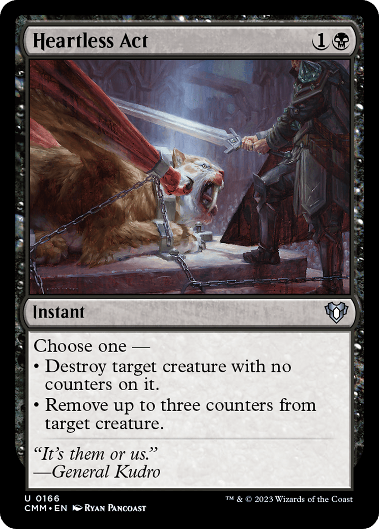 Heartless Act [Commander Masters] Foil