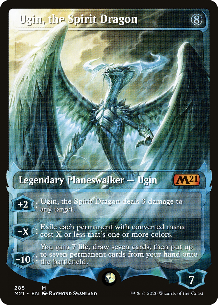 Ugin, the Spirit Dragon (285) (Extended Art) [Core Set 2021] Foil