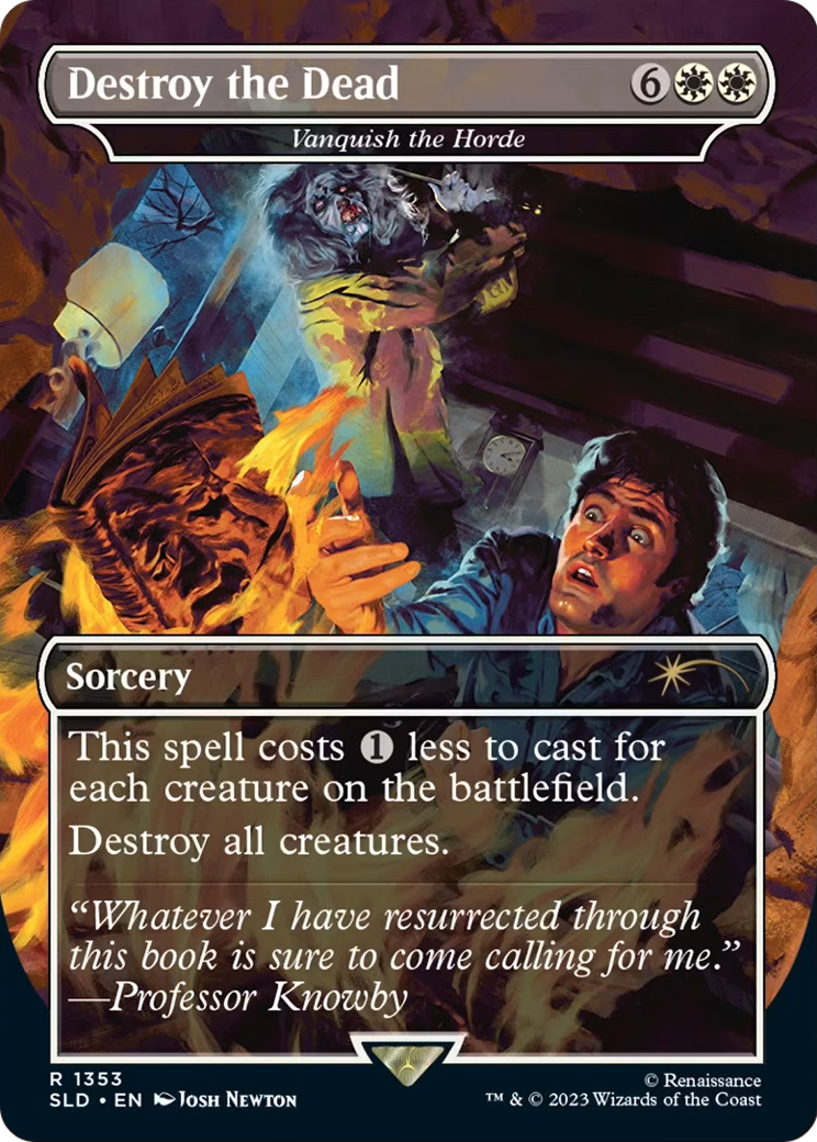Destroy the Dead - Vanquish the Horde [Secret Lair Drop Series] Foil