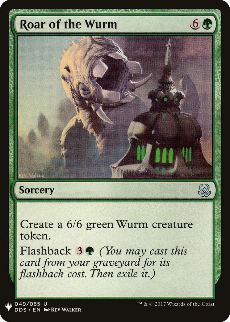 Roar of the Wurm |  (DDS-49) [The List]