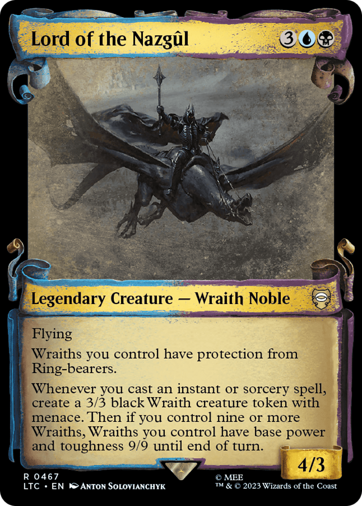 Lord of the Nazgul [The Lord of the Rings: Tales of Middle-Earth Commander Showcase Scrolls] Foil