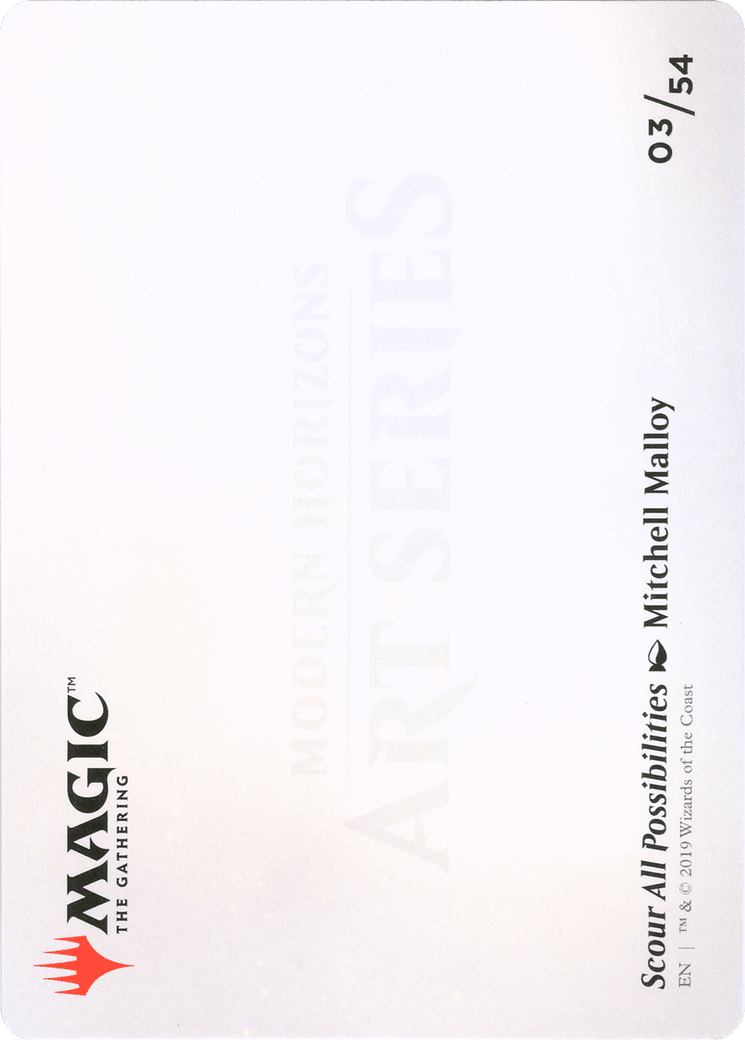 Scour All Possibilities // Scour All Possibilities (AMH1-003) - Modern Horizons Art Series (Borderless)