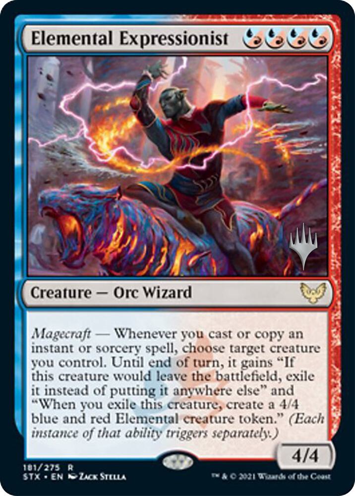 Elemental Expressionist 181 (Promo Pack: Strixhaven)  - Foil