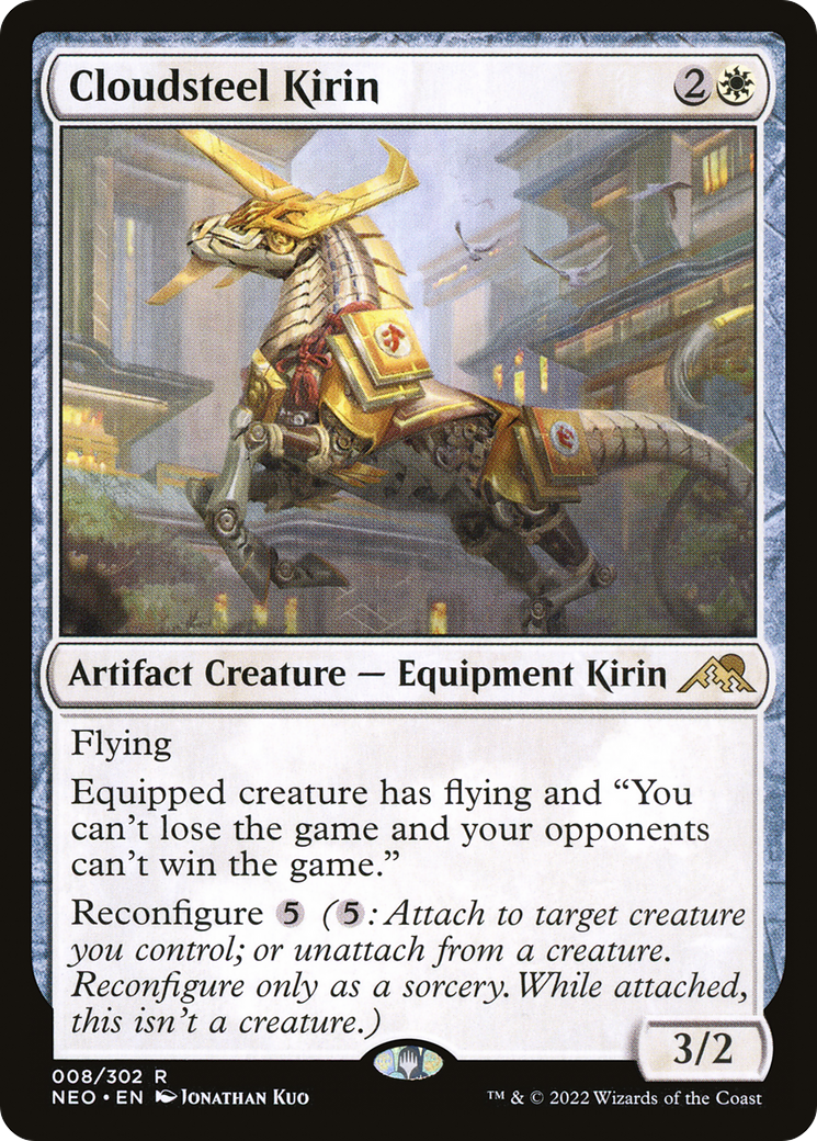 Cloudsteel Kirin [Kamigawa: Neon Dynasty] Foil