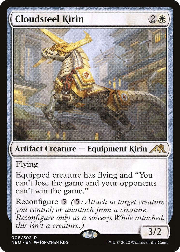 Cloudsteel Kirin [Kamigawa: Neon Dynasty] Foil