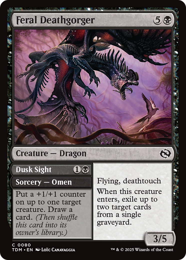 Feral Deathgorger (080) [Tarkir: Dragonstorm]