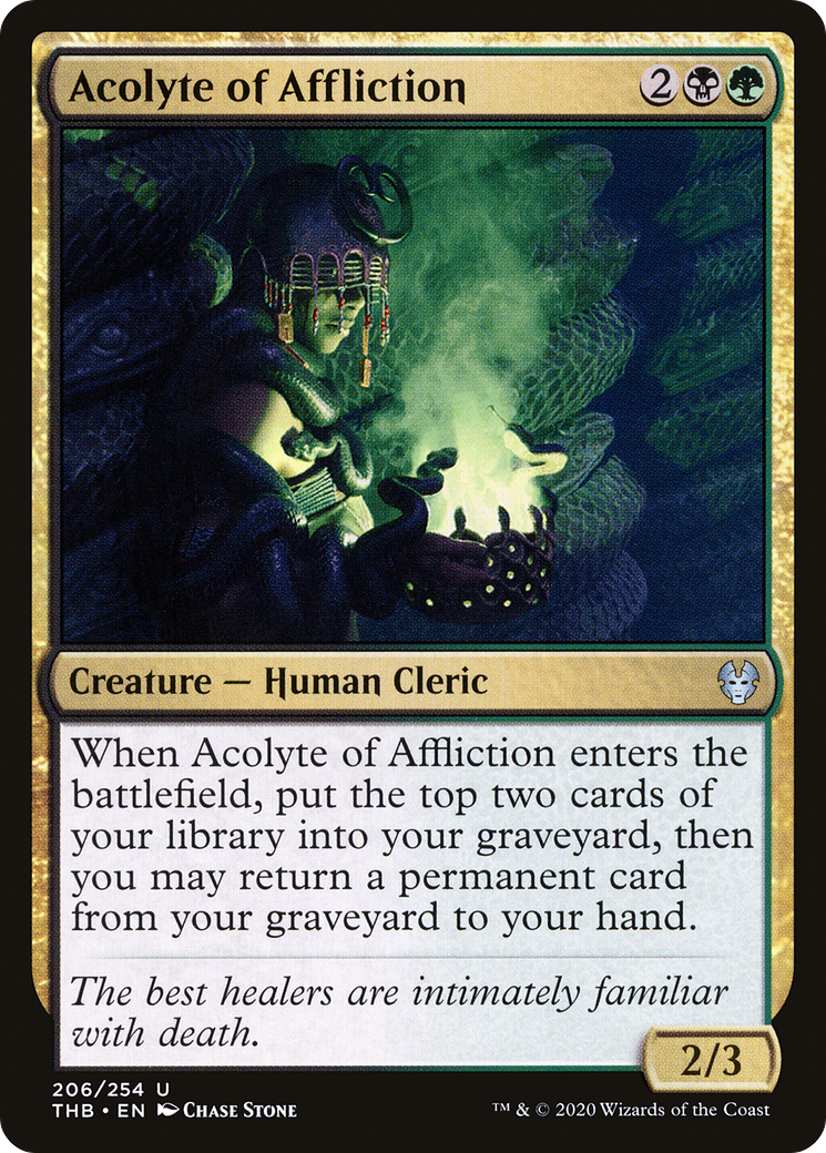 Acolyte of Affliction [Theros Beyond Death] Foil