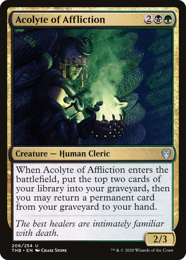 Acolyte of Affliction [Theros Beyond Death] Foil