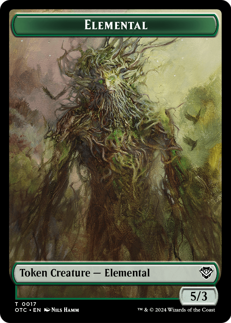 Elemental (TOTC-017) - Outlaws of Thunder Junction Commander Tokens