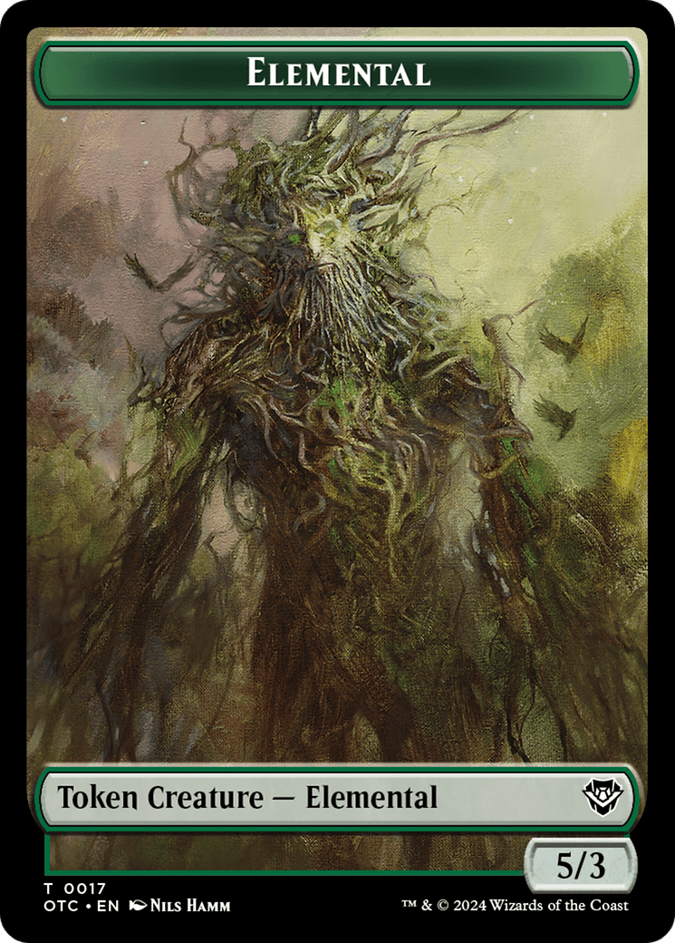 Elemental (TOTC-017) - Outlaws of Thunder Junction Commander Tokens Foil