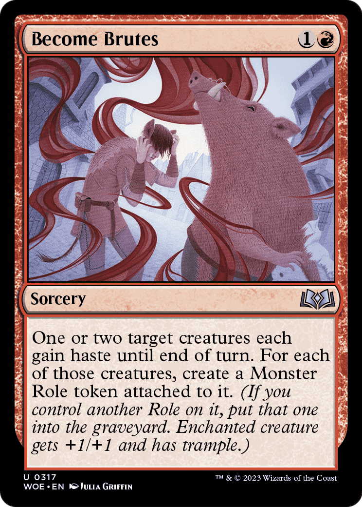Become Brutes [Wilds of Eldraine] Foil