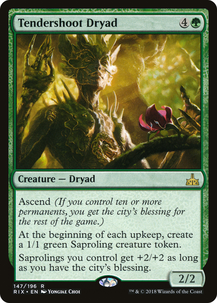 Tendershoot Dryad [Rivals of Ixalan] Foil