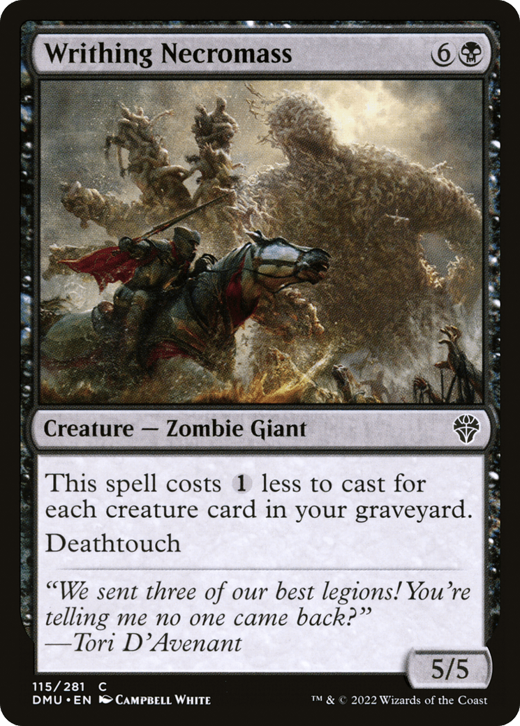 Writhing Necromass [Dominaria United] Foil