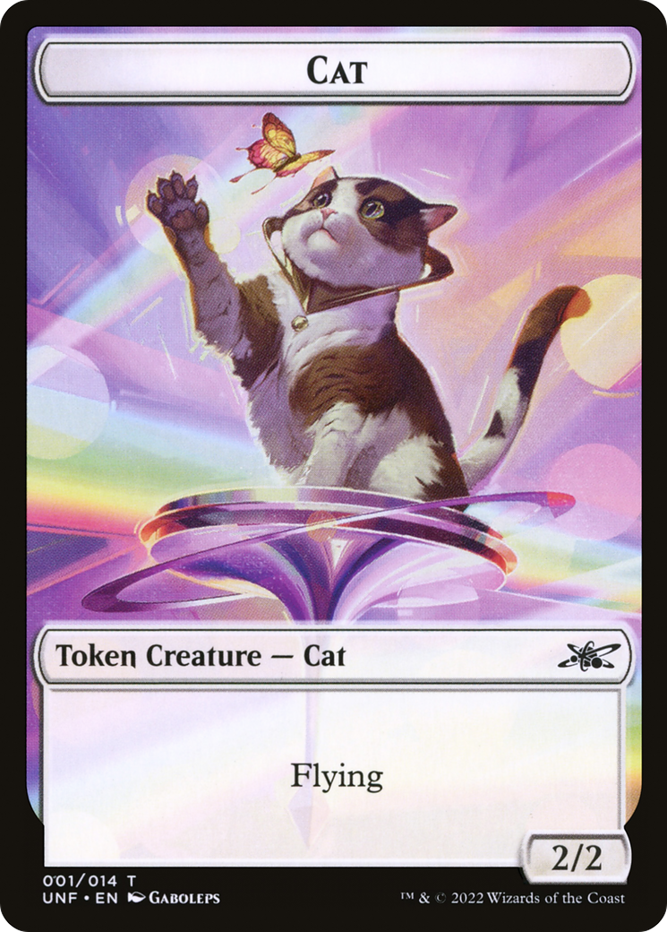 Cat (TUNF-001) - Unfinity Tokens Foil