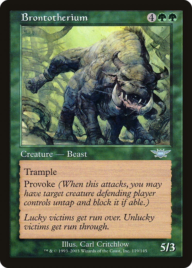 Brontotherium [Legions] Foil