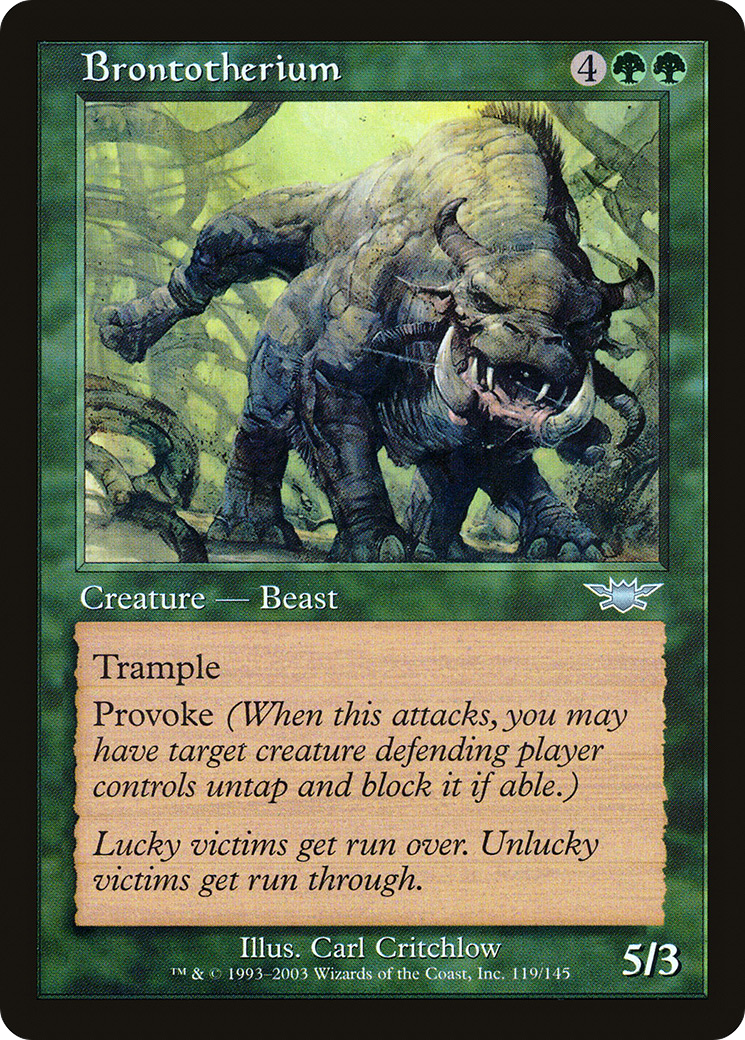 Brontotherium [Legions] Foil