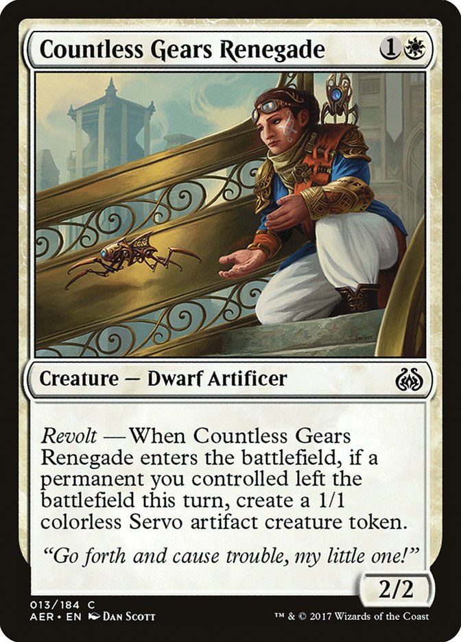 Countless Gears Renegade 13/184 (Aether Revolt) 
