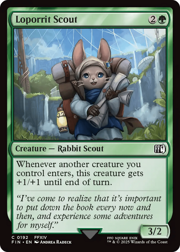 Loporrit Scout (192) [FINAL FANTASY]  Foil