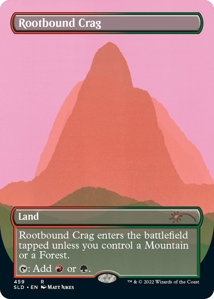 Rootbound Crag (Borderless) [Secret Lair Drop Series]
