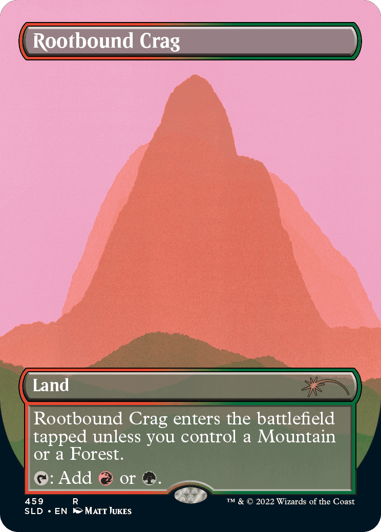 Rootbound Crag (Borderless) [Secret Lair Drop Series] Foil