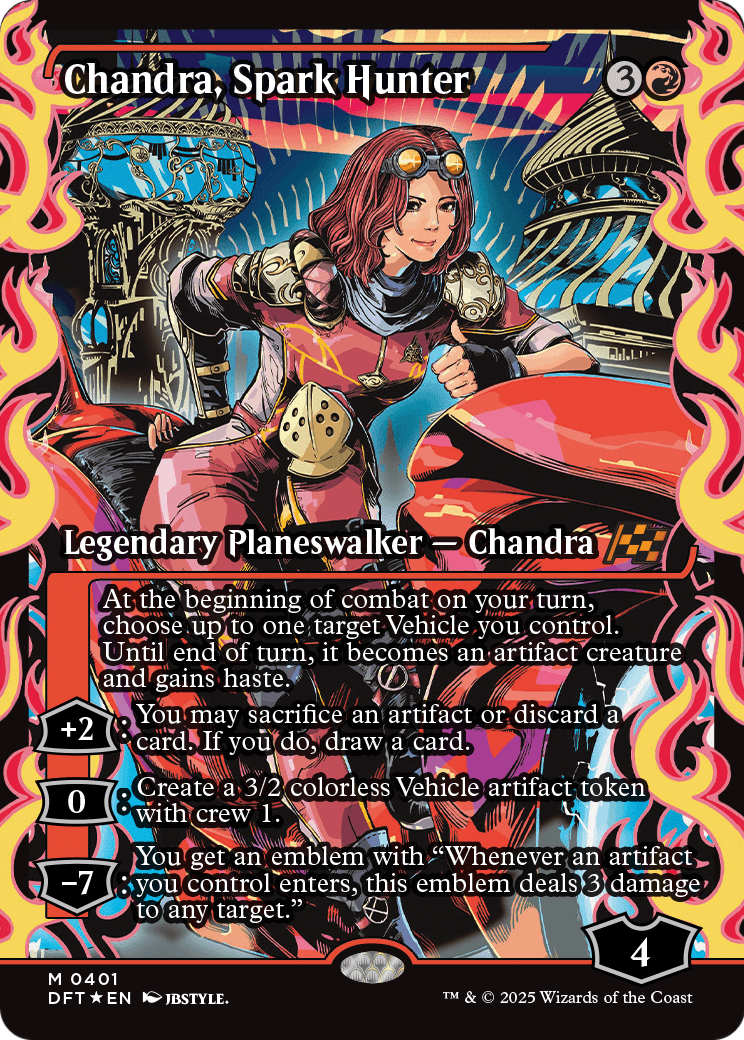 Chandra, Spark Hunter |  Foil (401) [Aetherdrift]