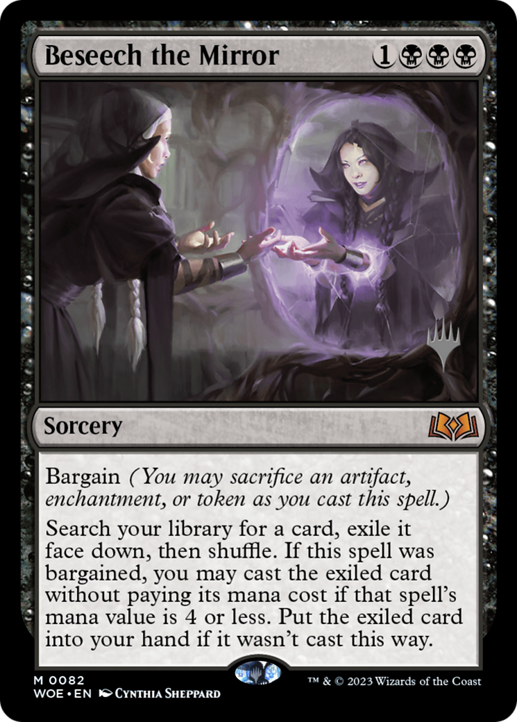 Beseech the Mirror (Promo Pack) [Wilds of Eldraine Promos] Foil