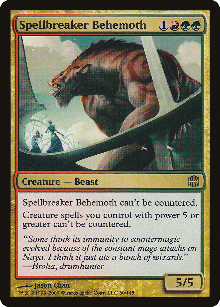 Spellbreaker Behemoth [Alara Reborn] Foil