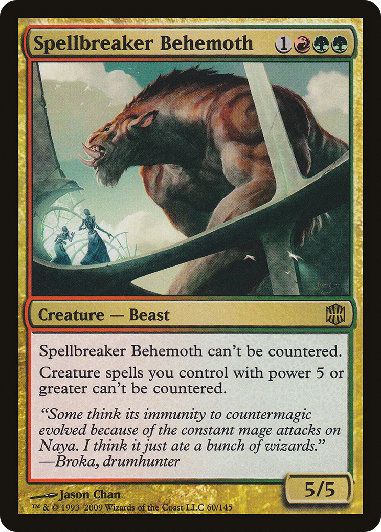 Spellbreaker Behemoth [Alara Reborn] Foil