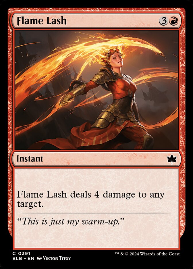 Flame Lash 391 (Bloomburrow) 