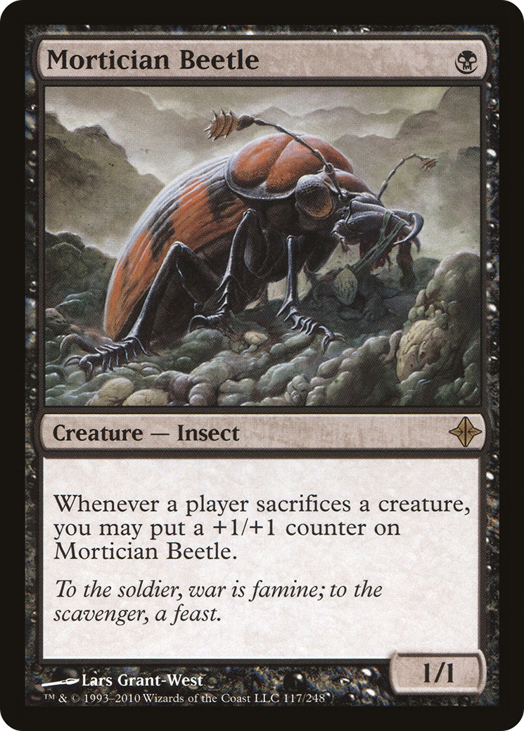 Mortician Beetle [Rise of the Eldrazi] Foil