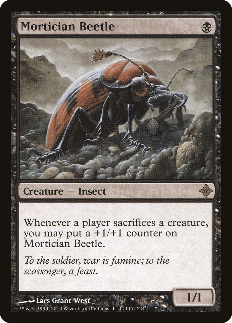 Mortician Beetle [Rise of the Eldrazi] Foil