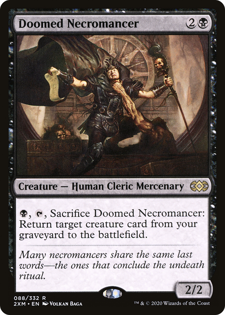 Doomed Necromancer [Double Masters] Foil