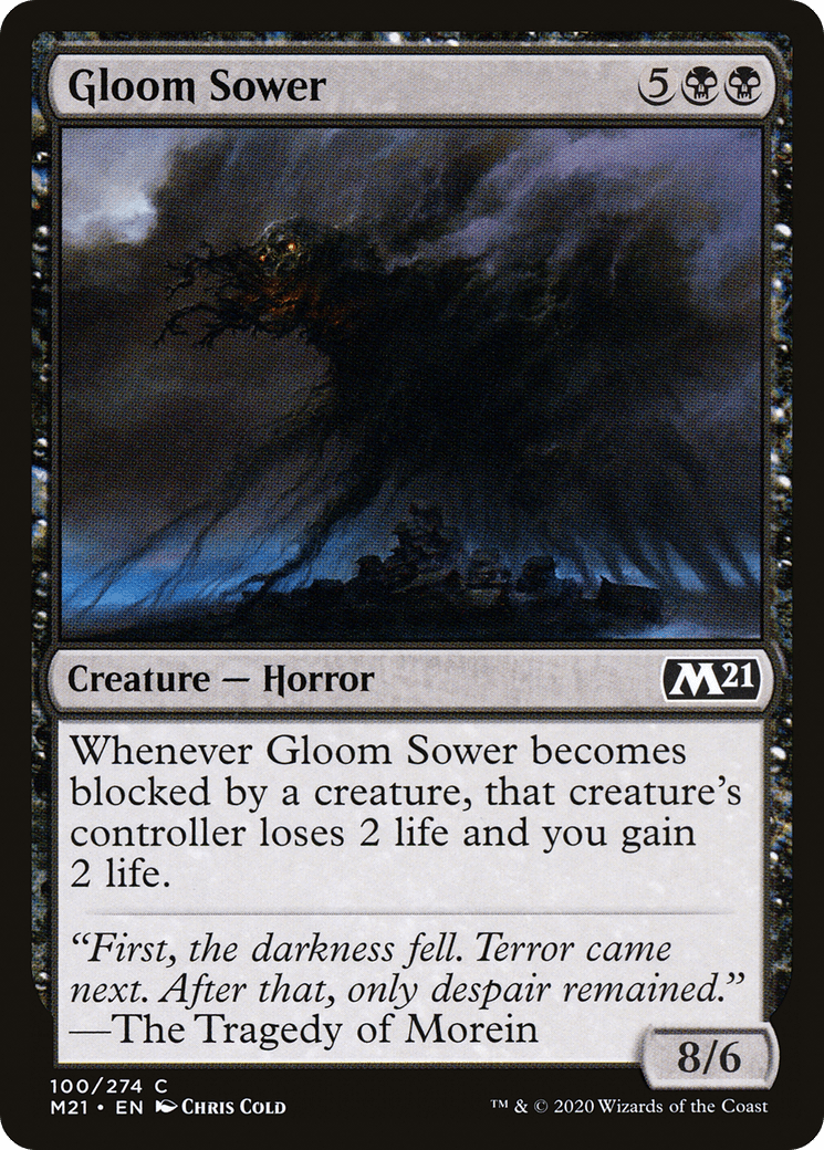 Gloom Sower [Core Set 2021] Foil