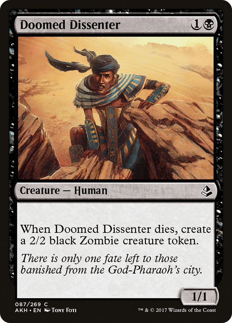 Doomed Dissenter [Amonkhet] Foil