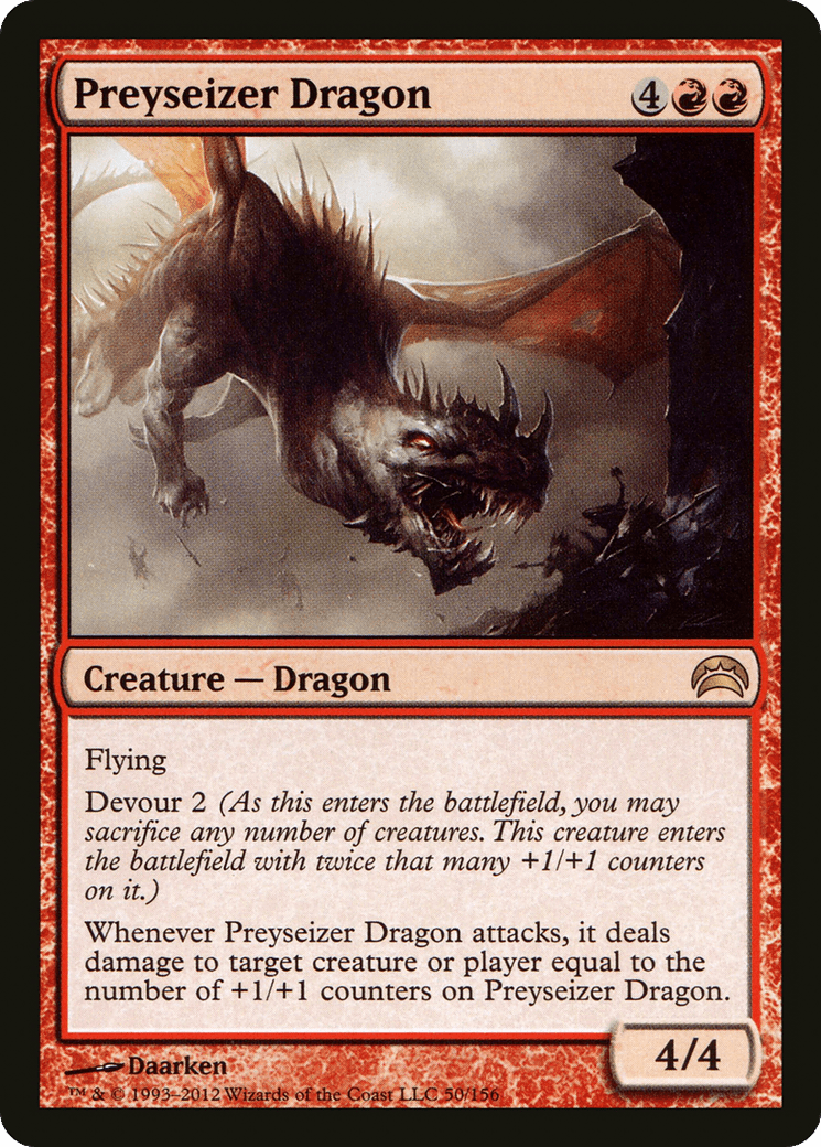 Preyseizer Dragon (050) [Planechase 2012]  Foil
