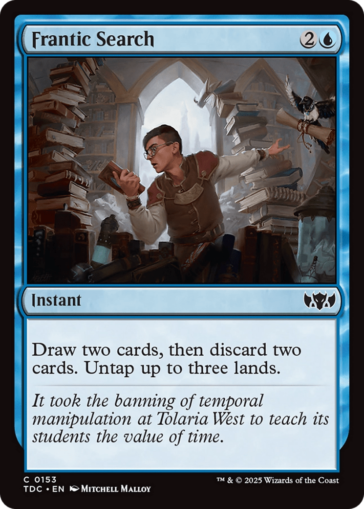 Frantic Search (153) [Commander: Tarkir: Dragonstorm]
