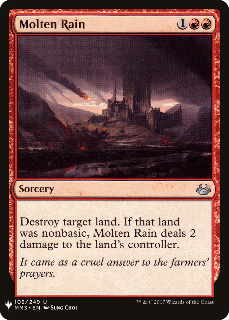 Molten Rain |  (MM3-103) [The List]