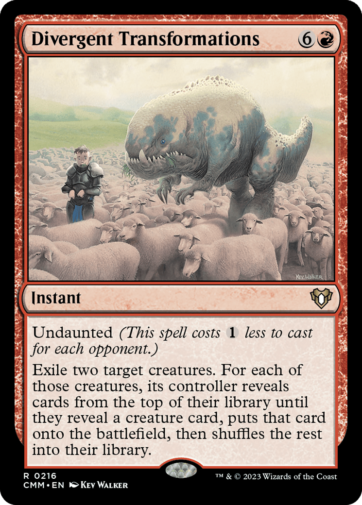Divergent Transformations [Commander Masters] Foil