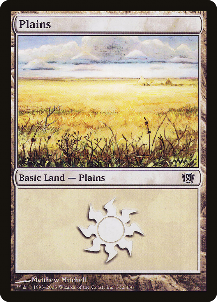 Plains (332) [Eighth Edition] Foil