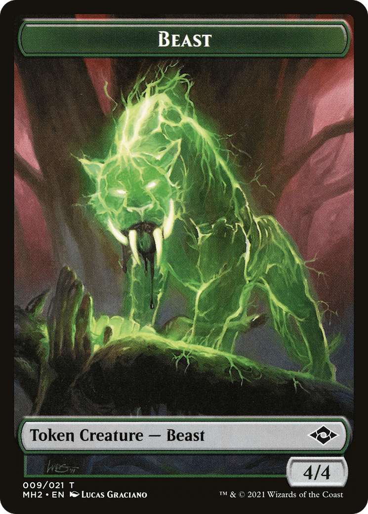 Beast (TMH2-009) - Modern Horizons 2 Tokens Foil