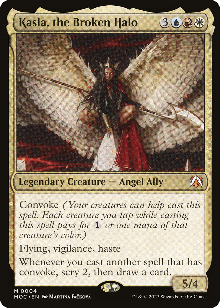 Kasla, the Broken Halo [March of the Machine Commander] Foil