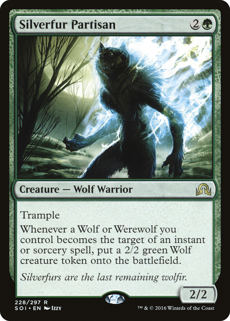 Silverfur Partisan [Shadows over Innistrad] Foil